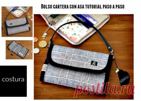 Bolsos monedero-cartera con asa tutorial - enrHedando