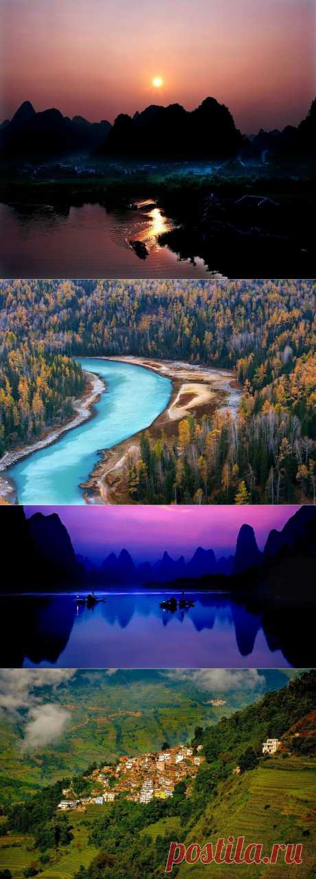 Пейзажи Китая от фотографа Thierry Borniez