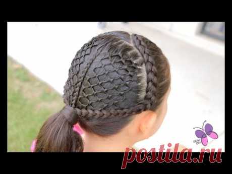 Honeycomb Ponytail | Braided Hairstyles | Cute Girly Hairstyles | Chikas Chic