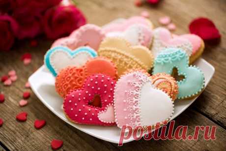 Печенье на День святого Валентина в форме сердца | Все буде добре