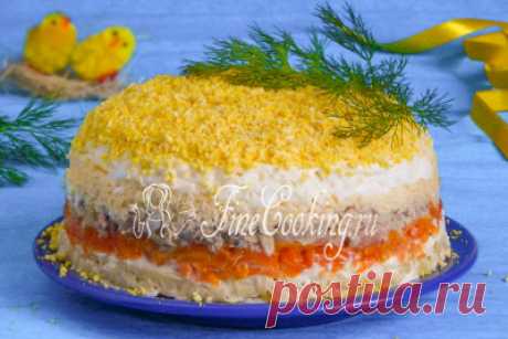 Салат Мимоза с сыром - рецепт с фото