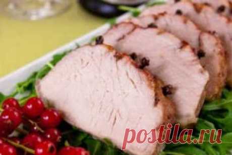 Запеченная свинина с брусничным джемом и гвоздикой - Блог о еде и фигуре