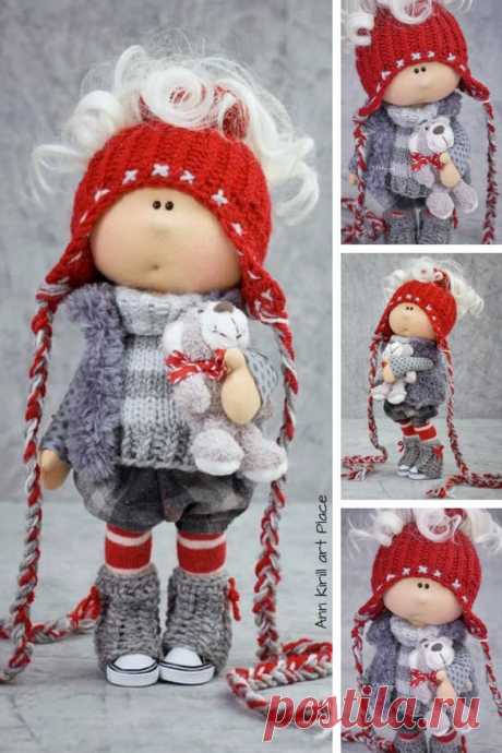 Christmas Decor Doll New Year Gift Doll Interior Art Doll | Etsy