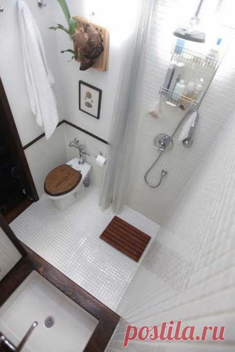 15 удачных решений, что бы обустроить ванную комнату маленьких размеров | Тысяча одна идея