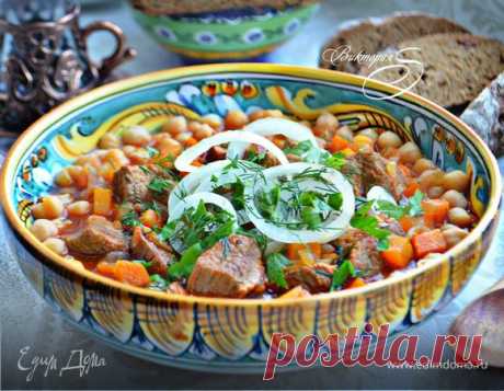 Густой татарский суп «Нохутлы аш» | Официальный сайт кулинарных рецептов Юлии Высоцкой
