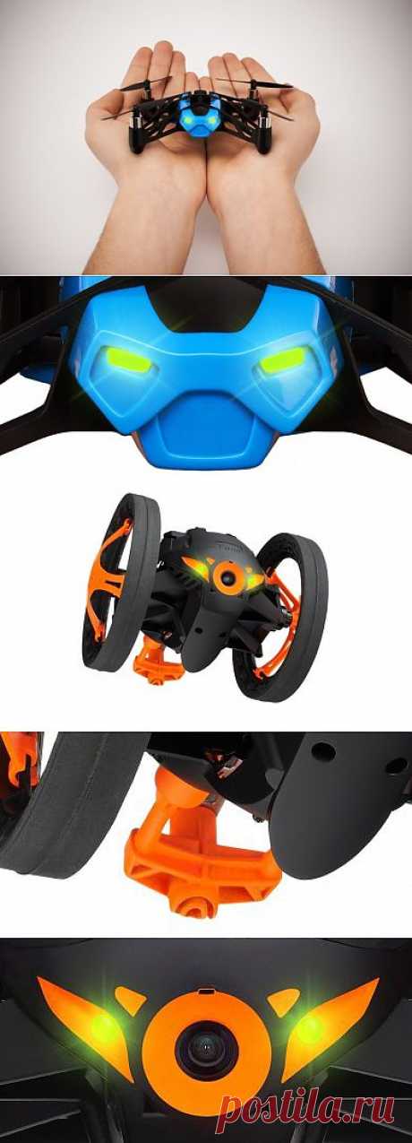 Роботы Parrot MiniDrone и Parrot Jumping Sumo на CES 2014 / Hi-Tech.Mail.Ru