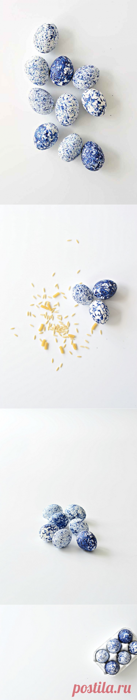 DIY крашеные пасхальные яйца с абстрактным рисунком - Домашний декор - Your DIY Family