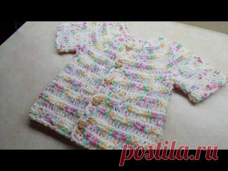 Crochet Easy Toddler shirt sweater #TUTORIAL