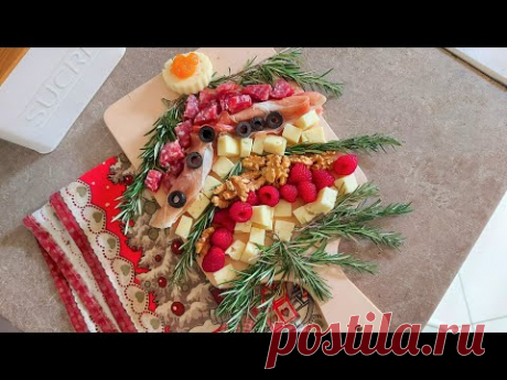 ALBERO DI ANTIPASTO, idea simpatica e di effetto per le feste natalizie.