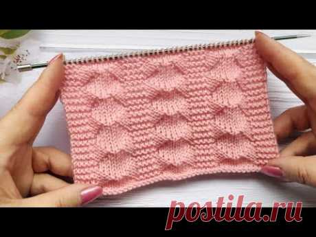 Relief Diamond Stitch| Relief-Rautenmuster stricken| Punto Rombi in rilievo|Point Losanges en Relief