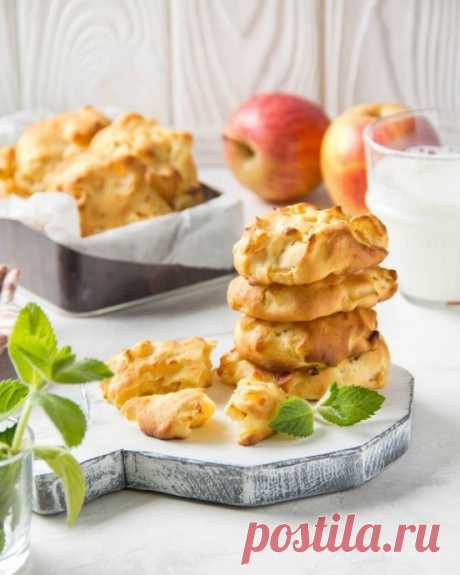 Мягкое печенье с яблоками