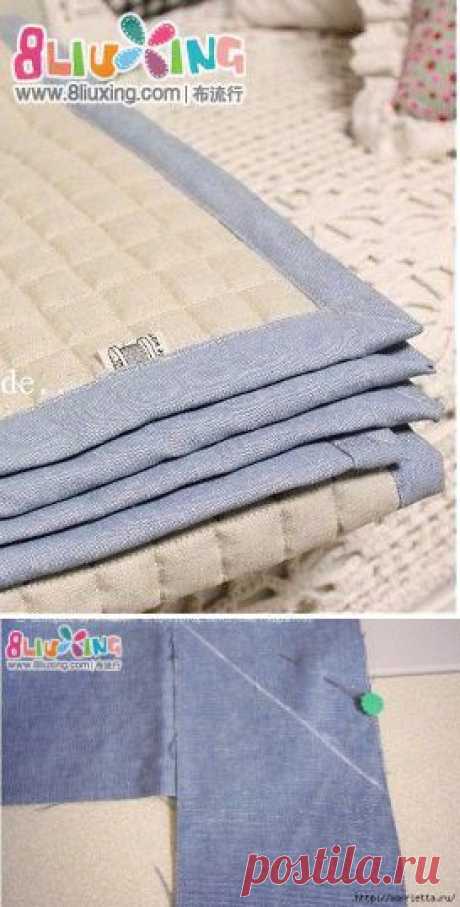 Как окантовать лоскутное одеяло