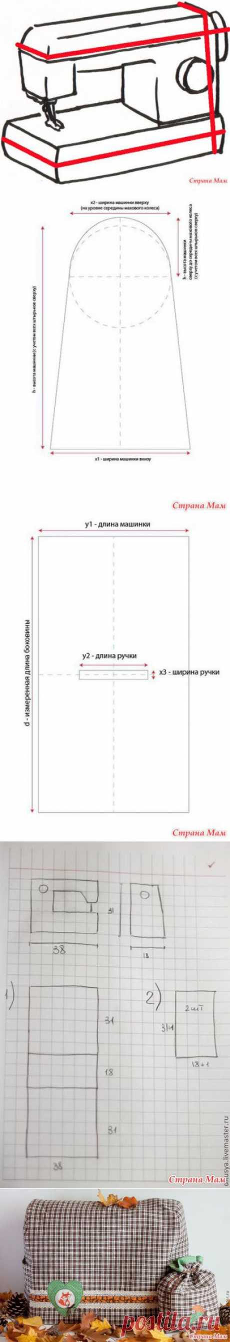 Пошив чехла для швейной машинки. Этап 2. Выкройки, крой и украшения. - Авторские уроки шитья... моделирование, крой, технология - Страна Мам