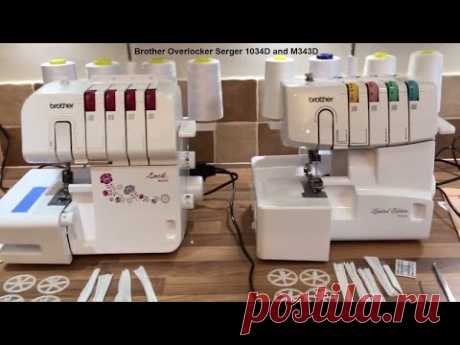 Brother Overlocker Serger 1034D upgraded to Lock M343D 343 - First Impression Out of the box