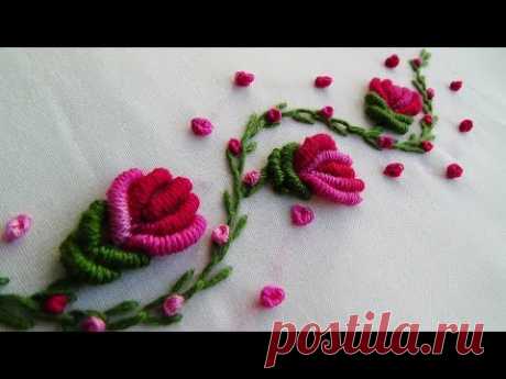 Hand Embroidery: Brazilian Embroidery Flowers