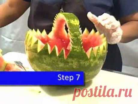 How To: Carve A Fruit Watermelon Basket