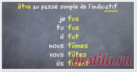 Времена глагола для письменного французского языка