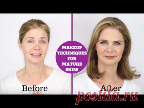 Makeup tips to look 10 years younger! Mature Skin Care