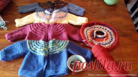 Пятичасовой свитер. Baby Boy 5 Hour Sweater by Gail Bable.