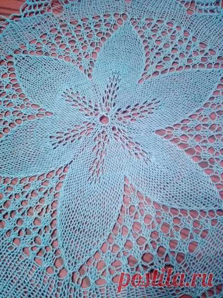 Crochet doily blue doily lace doily lace doilies round | Etsy