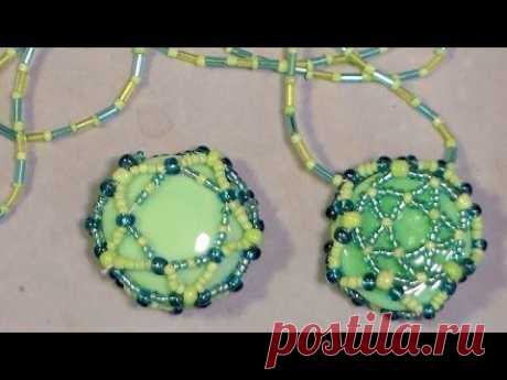 easy beaded bezel tutorial - YouTube