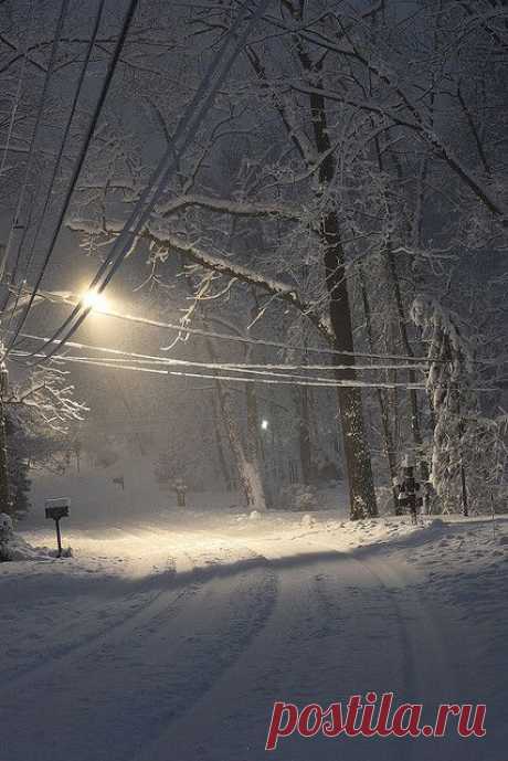 Snowy night  
от Dan Landoni   |  Pinterest • Всемирный каталог идей
