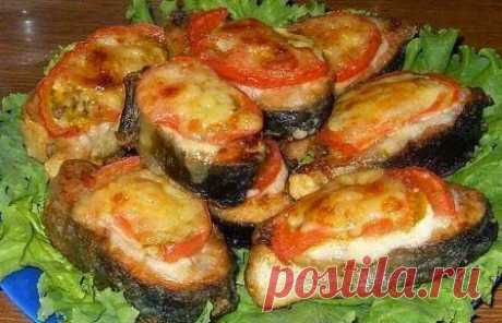 шеф-повар Одноклассники: Рыба с помидорами под сыром