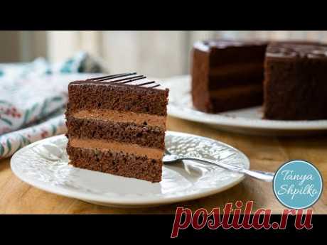 Шоколадный Торт ПРАГА — вкусный, влажный, в меру сладкий | Chocolate Prague Cake | Tanya Shpilko