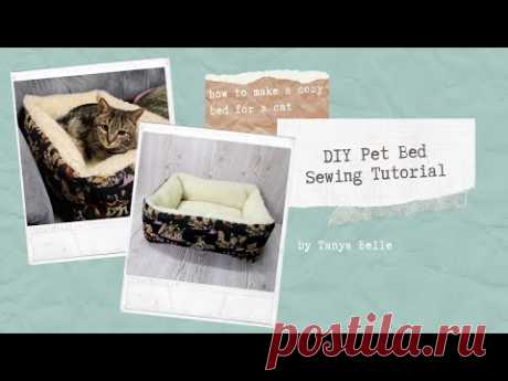DIY Pet Bed - How to make a cozy bed for your cat