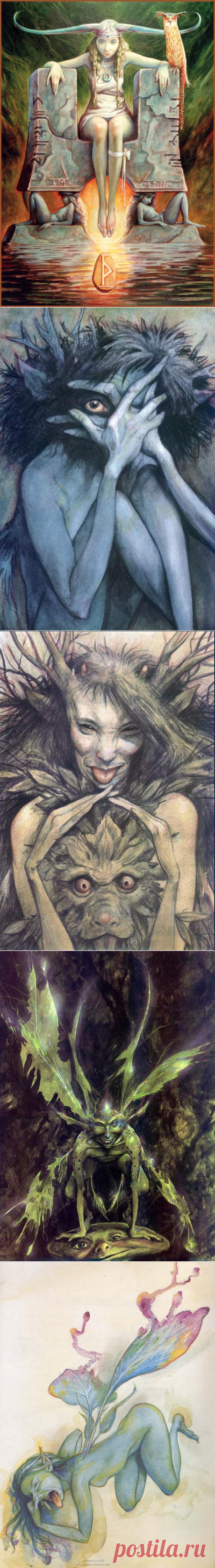 Художник-иллюстратор BRIAN FROUD (Брайан Фрауд) (135 работ) » Картины, художники, фотографы на Nevsepic