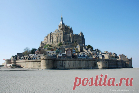 Замки Франции: Мон-Сен-Мишель (Mont Saint Michel) + видео | Города и страны