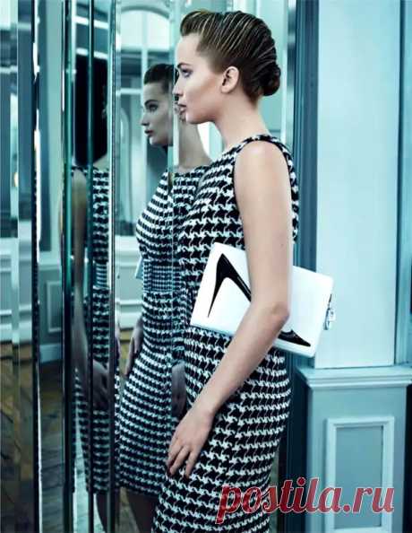 Дженнифер Лоуренс снялась для октябрьского номера журнала «Elle France»