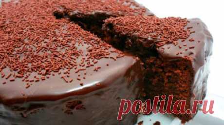 1001sovetov: Шоколадный пирог на кефире