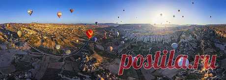 Каппадокия, Турция | Сферические aэропанорамы, фотографии и 3D туры самых интересных и красивых городов и уголков нашей планеты, 360° панорамы вокруг света | проект AirPano.ru