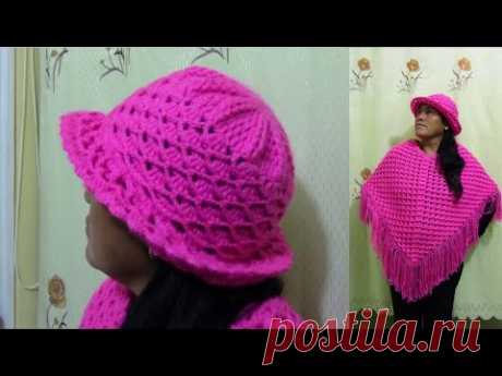 Sombrero tejido a crochet paso a paso - TEJIDOS OLGA HUAMAN