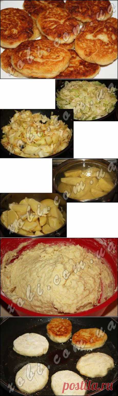 лепешки из картофеля и капусты