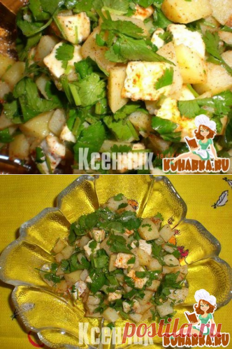 Рецепт: Картофельный салат с камамбером
