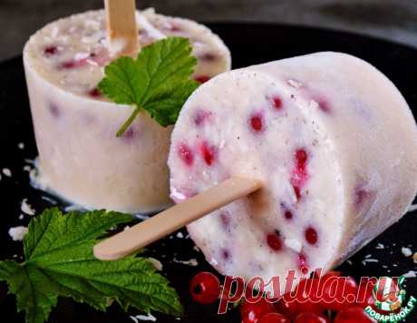 Мороженое из ряженки с красной смородиной – кулинарный рецепт