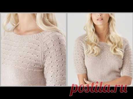 Разбираем узор для джемпера из журнала Rowan❤️🧶knitting pattern.