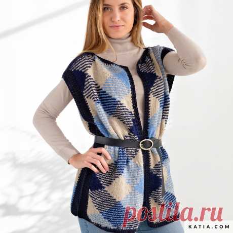 Vest - Woman - Autumn / Winter - models & patterns | Katia.com