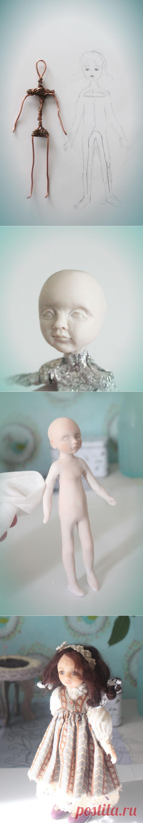 Создаем чудесную куколку из полимерной глины – Ярмарка Мастеров