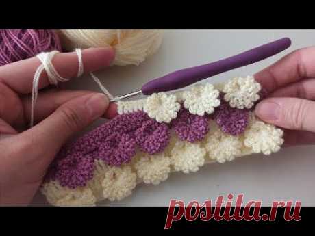 WONDERFUL 👌very beautiful and easy crochet baby blanket, shawl, bedspread model