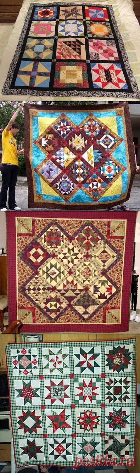 Шьем Sampler Quilt. 15 образцов..