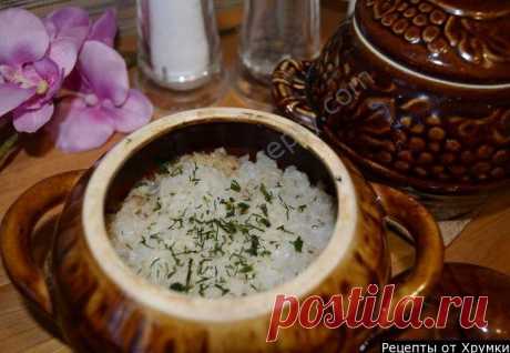 Треска с рисом и луком рецепт с фото