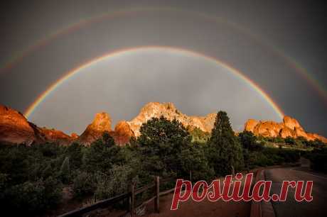 image (990×658)Потрясающая  фотография двойной радуги