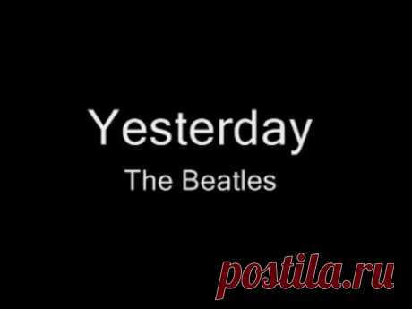 Yesterday • The Beatles • Original • 1965 - YouTube