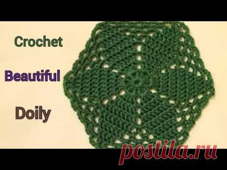 How to crochet small doily#pingping crochet