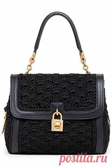 Вязаные крючком сумки
Вязаные сумки от Dolce&amp;Gabbana