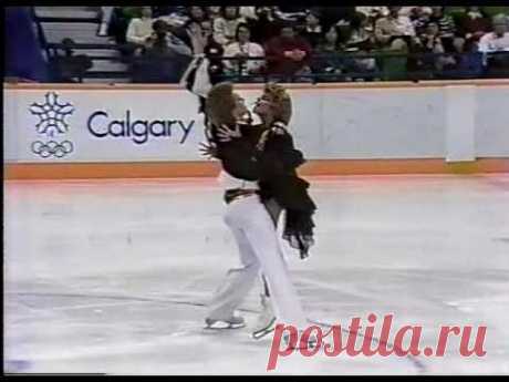 Bestemianova & Bukin Бестемьянова и Букин (URS) - 1988 Calgary, Ice Dancing, OSP (US ABC)