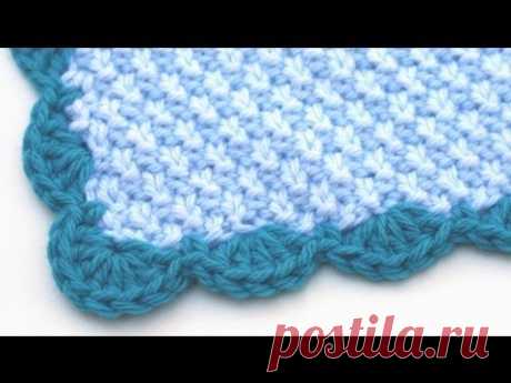 Crochet for Knitters - Scalloped Edge